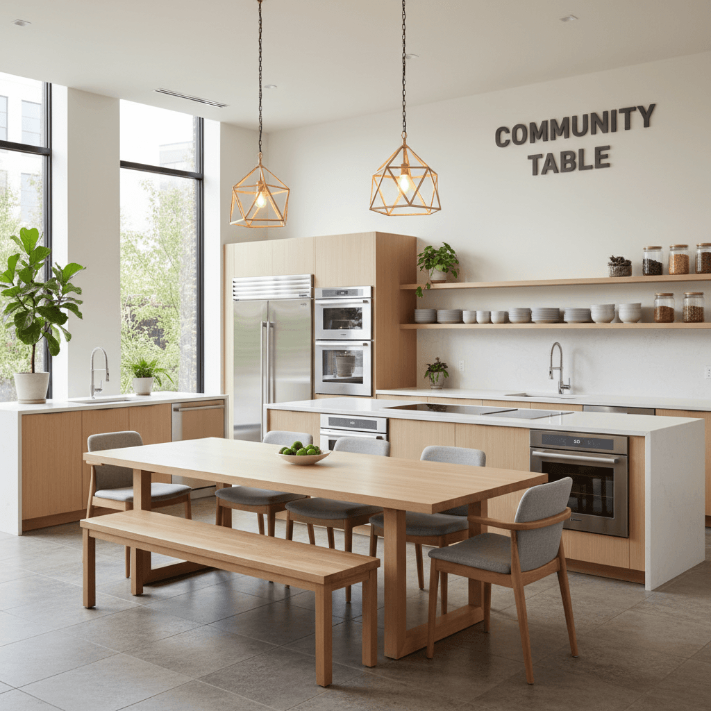Well-maintained shared kitchen facilities
