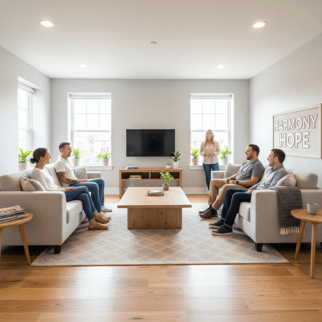 Shared living room with comfortable seating
